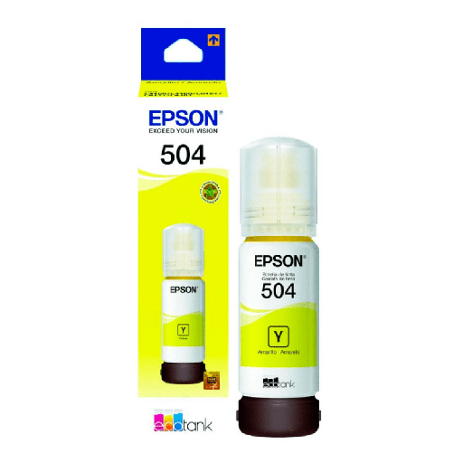 Tinta Original Epson T504 70ml Yellow for L4150-L4260