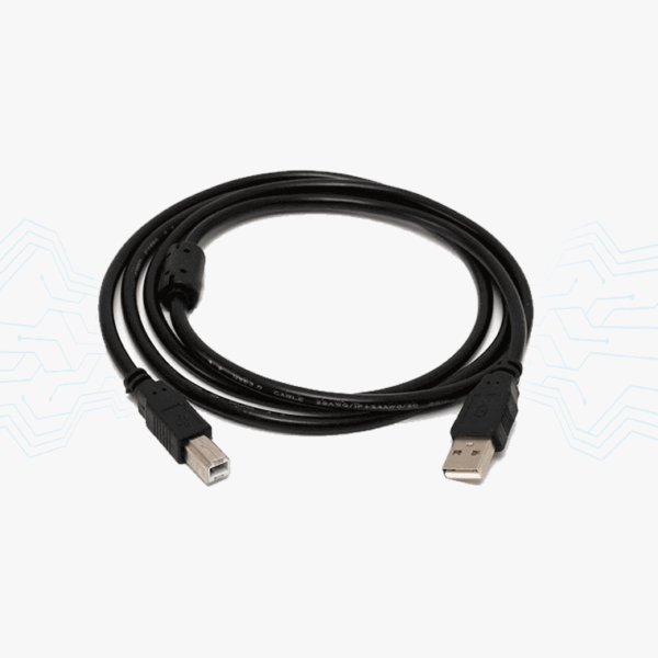 Cable USB para impresora 1.8M negro/blanco