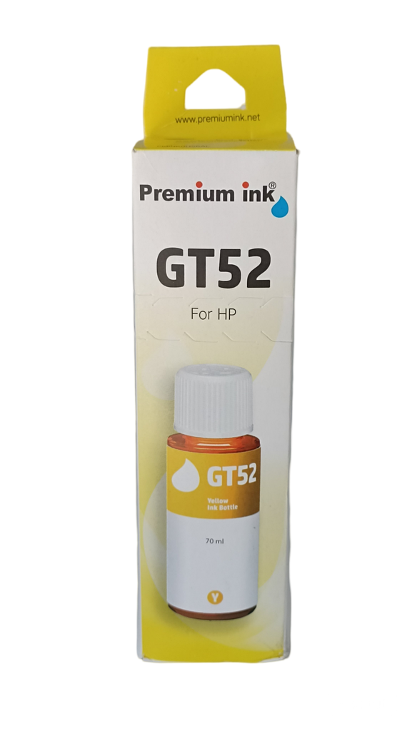 Tinta Premium Ink HP GT52 90ml Yellow