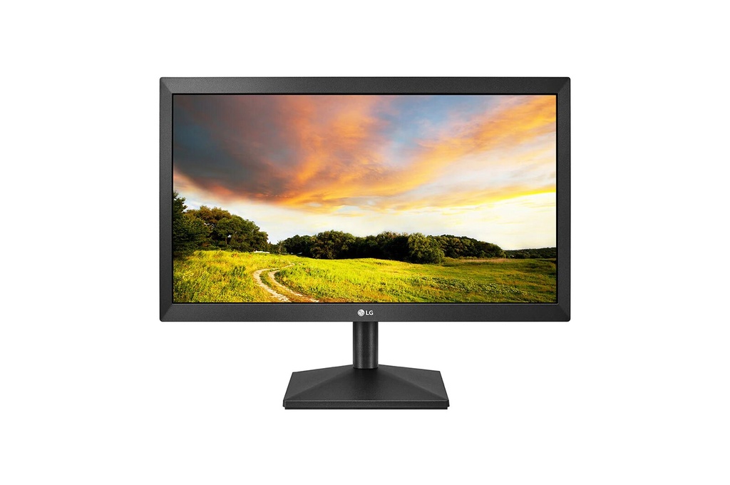 Monitor LG 19.5" Pulgadas 20MK400H-B Led, conexion HDMI, VGA + audio, resolucion 1366x768, Black