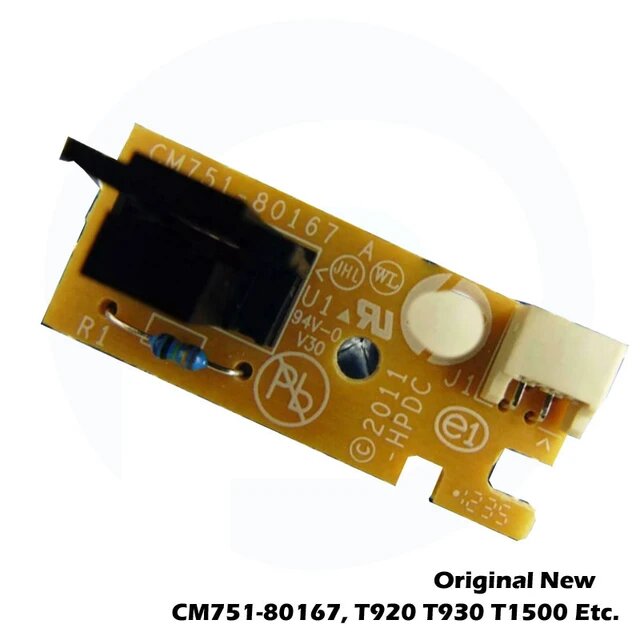 Placa de Sensor de Encoder de Papel CM751-80167 para impresora/plotter DesignJet T920, T1500, T2500, T3500, T1520, T250, T930, T1600