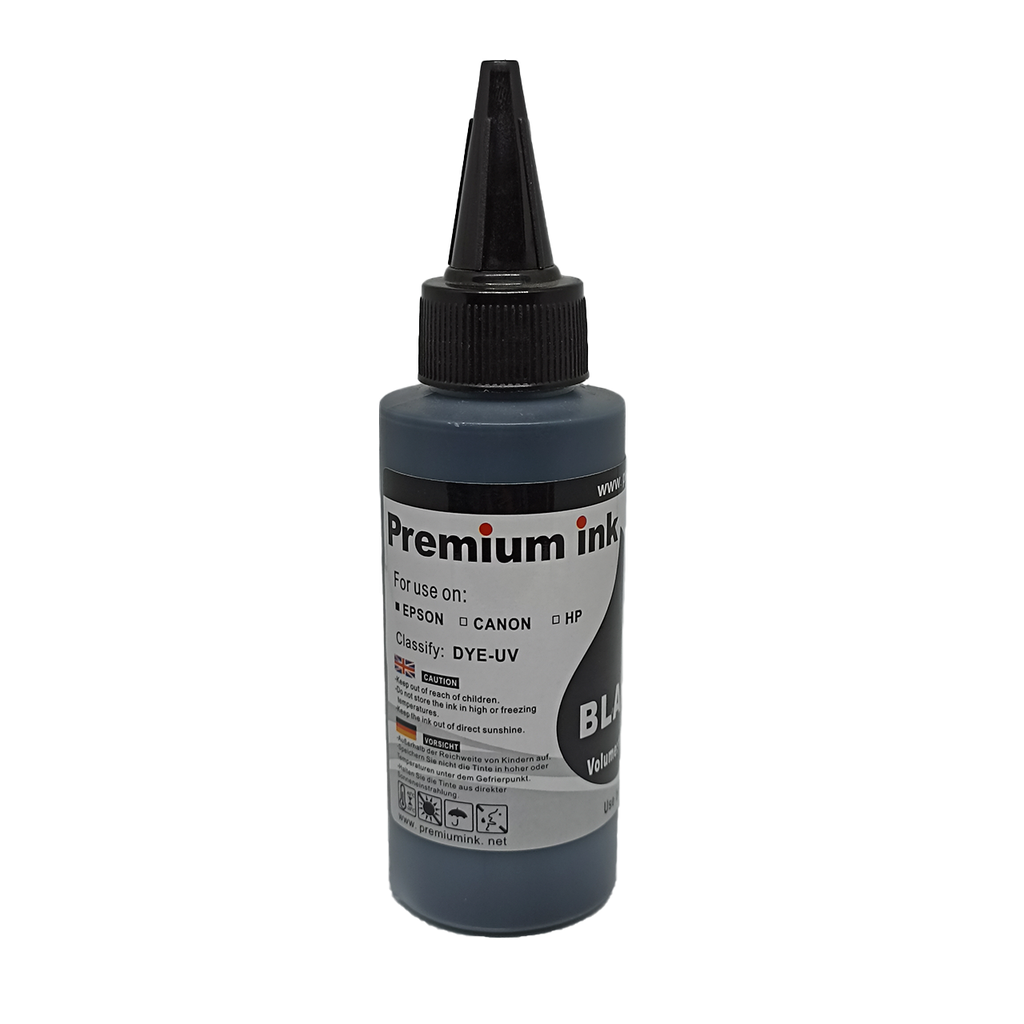 Tinta Premium Ink Cono Epson Genérica 100ml Black