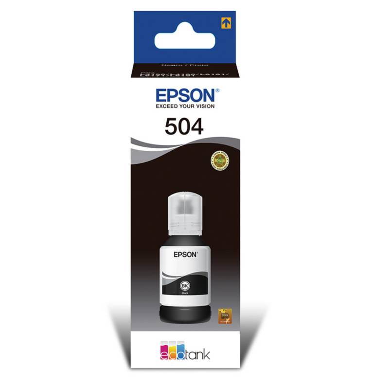 Tinta Epson T504 AAA 127ml Black for L210-L355-L365-L555