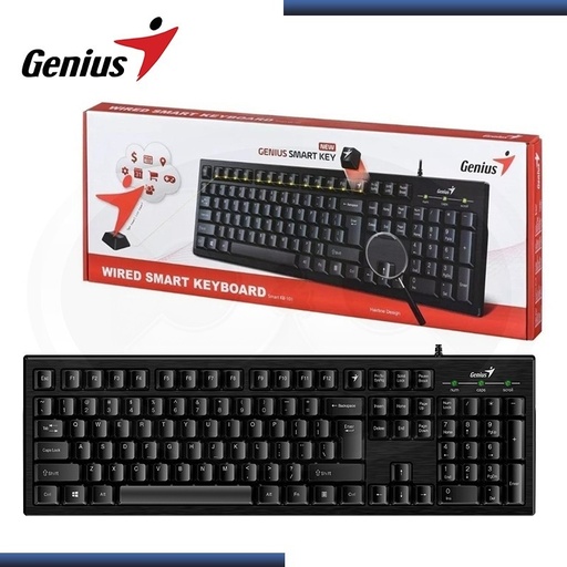 Teclado Genius Smart Kb-101 Negro Usb Sp