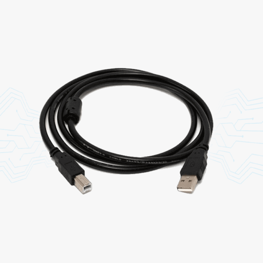 [CBUSB2PRINT1.8MTBK] Cable USB para impresora 1.8M negro/blanco