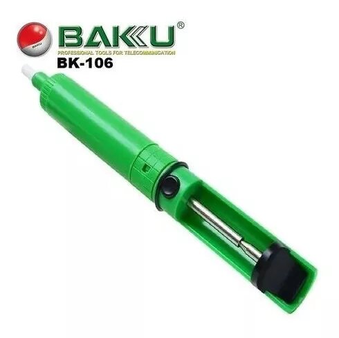 [EXTESTANOBK106] Absorbedor de Estaño Baku BK-106, chupa suelda, bomba manual para desoldar soldadura de Cautín 