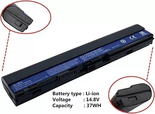 [BTACERAL12B32] Bateria para laptop ACER v5-131 ZG5 AL12B32 756 original, 4celdas